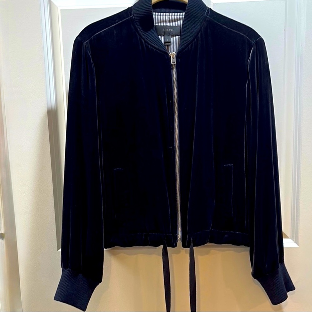 J CREW NavyVelvet Women's Jacket